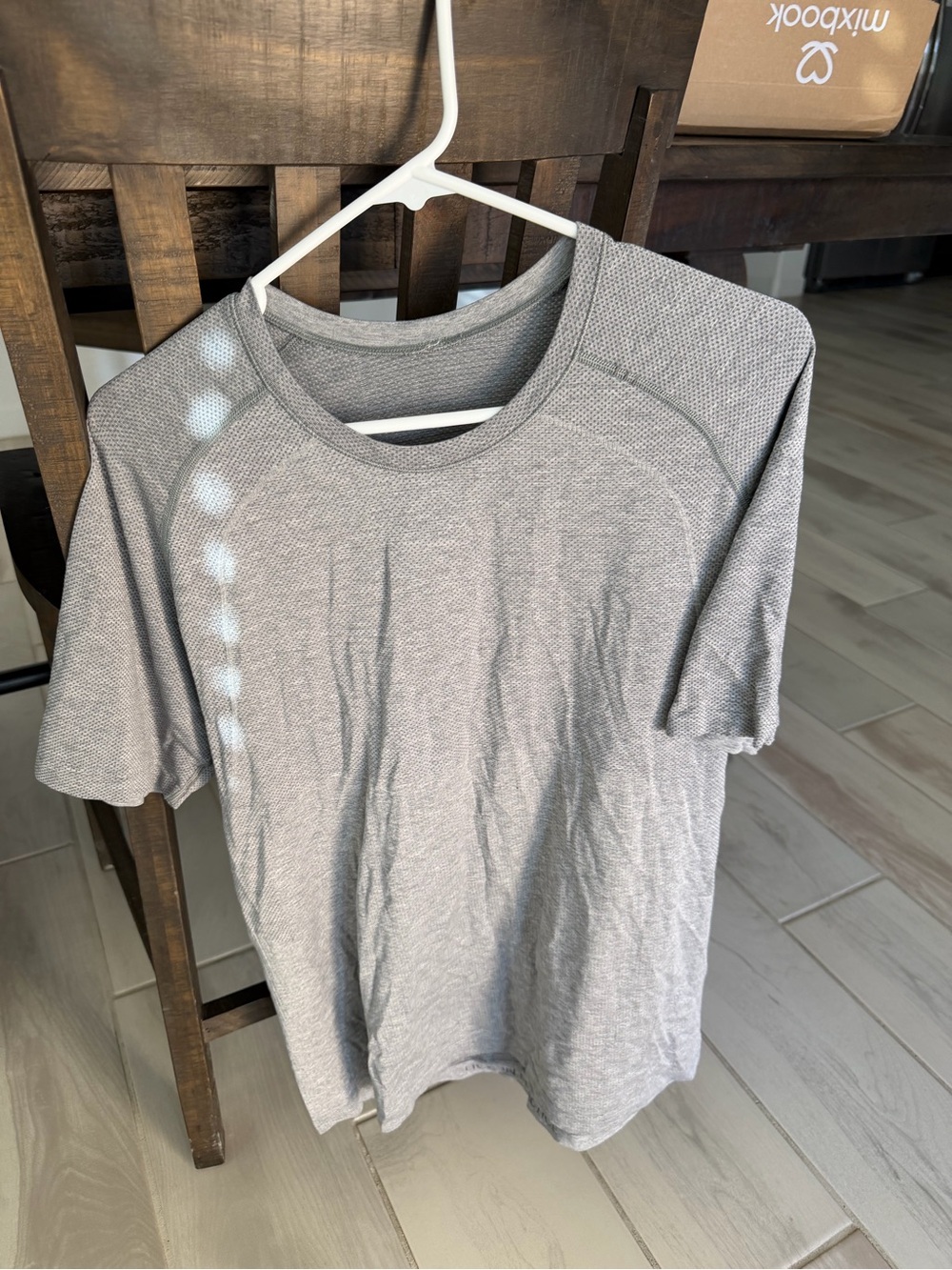 Men's Lululemon Grey Short-Sleeve Performance T-Shirt